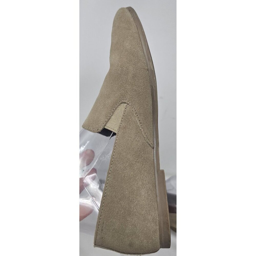 Lucky Brand Beige/Tan Suede Loafer Flats Slip On Shoes Womens Size 9 - Picture 4 of 11